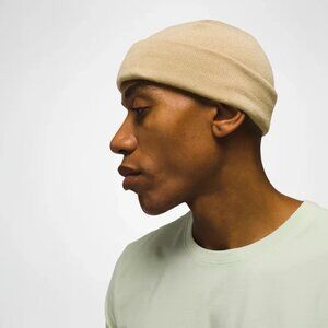 prAna Unisex Beige Flip It Beanie